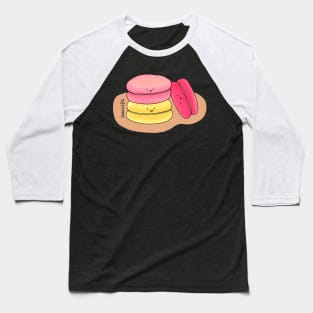 Sweet Macaron in sweet colors Baseball T-Shirt